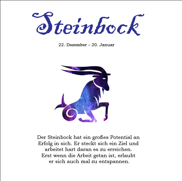Sternzeichen
